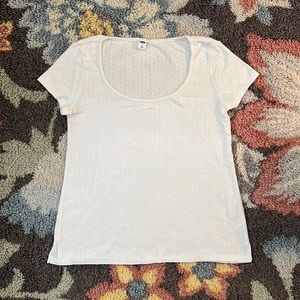 Knit Scoop Neck T-shirt